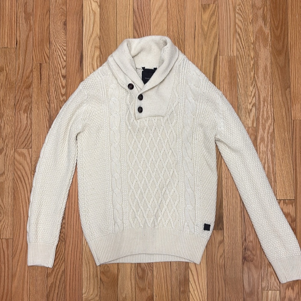 Blueprint Buttoned Merino Wool Sweater - size‎ small